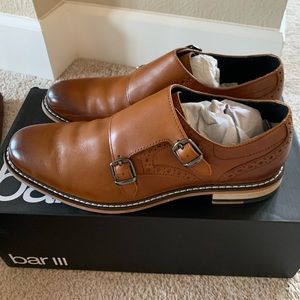 Bar III leather dress shoes